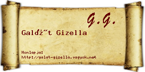 Galát Gizella névjegykártya